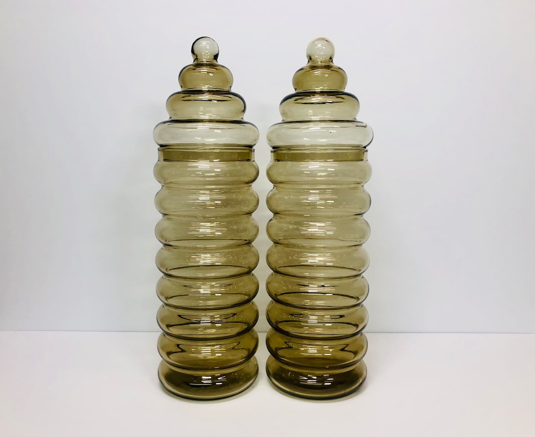 Vintage Holmegaard Primula Glass Canister Price is for ONE Etsy