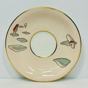 Vintage Aynsley Brownie Mushroom Girl Guides Saucer Only Replacement
