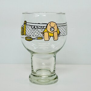 Vintage 1970s Ziggy Beer Glass Goblet Tennis Cartoon Tom Wilson