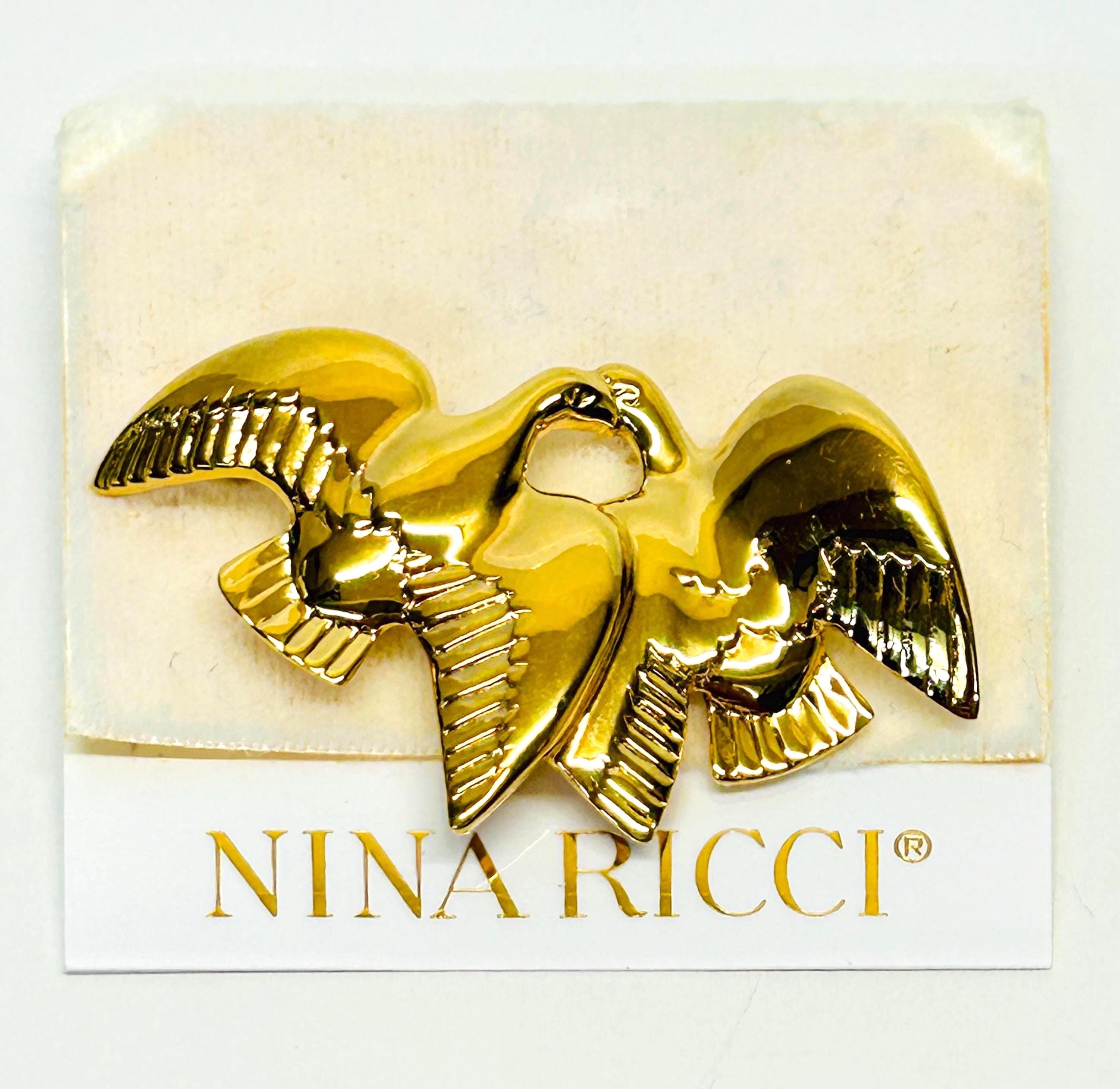Nina Ricci Logo Brooch - Etsy