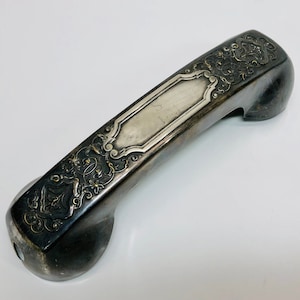 Vintage Silver Plated Phone Cover Gorham Rotary Telephone Handset Cover