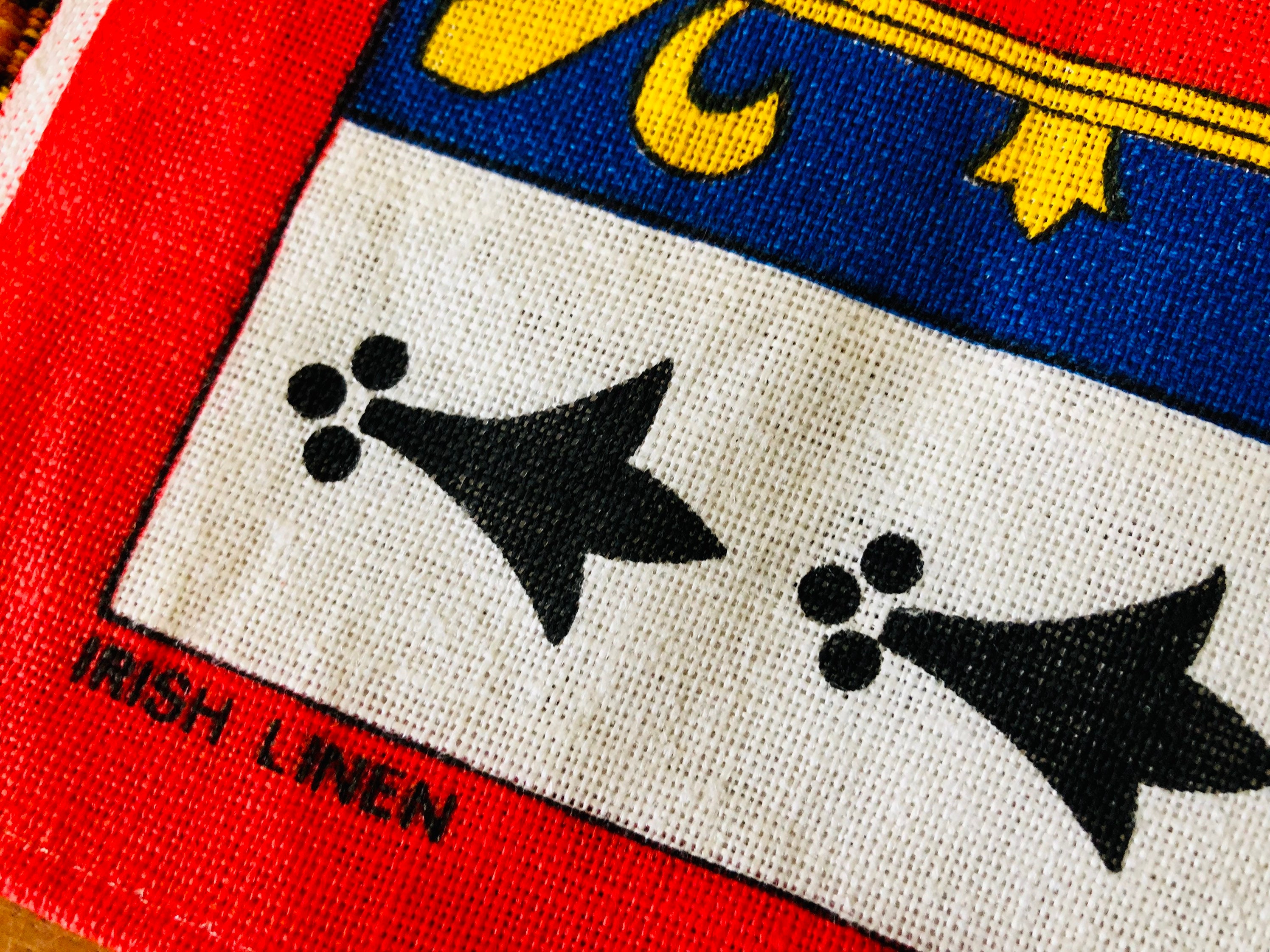 Ulster Weavers Geschirrtuch 'Karte Und Wappen Von Irland' – 100% Baumwolle, 48,3x73,7 Cm, Saugfähig & Dekorativ
