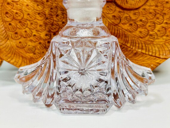 Vintage Pressed Glass Perfume Bottle Victorian St… - image 8