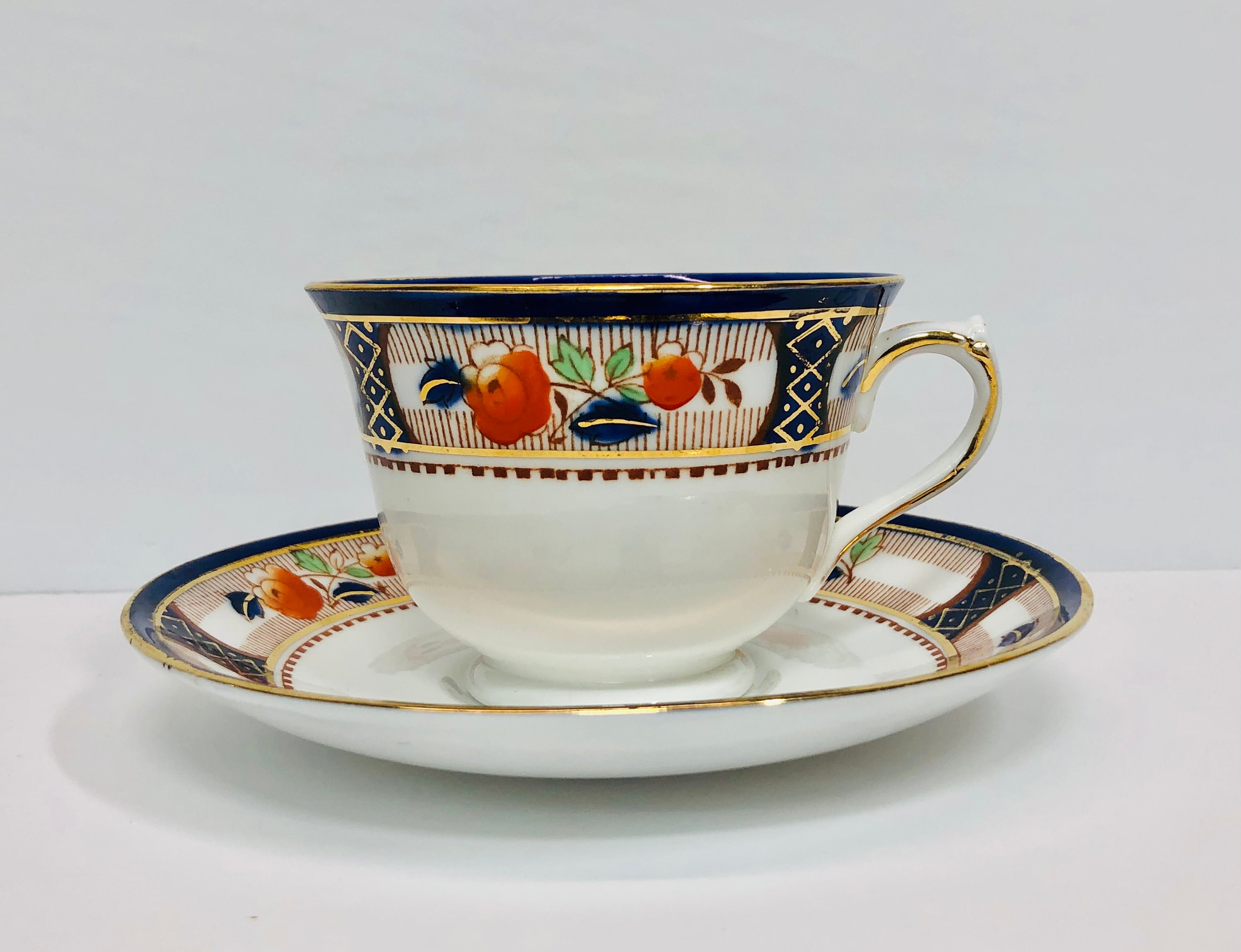 アンティークティーセット ヴィンテージ ミニチュア中国陶器 ダックティーセット