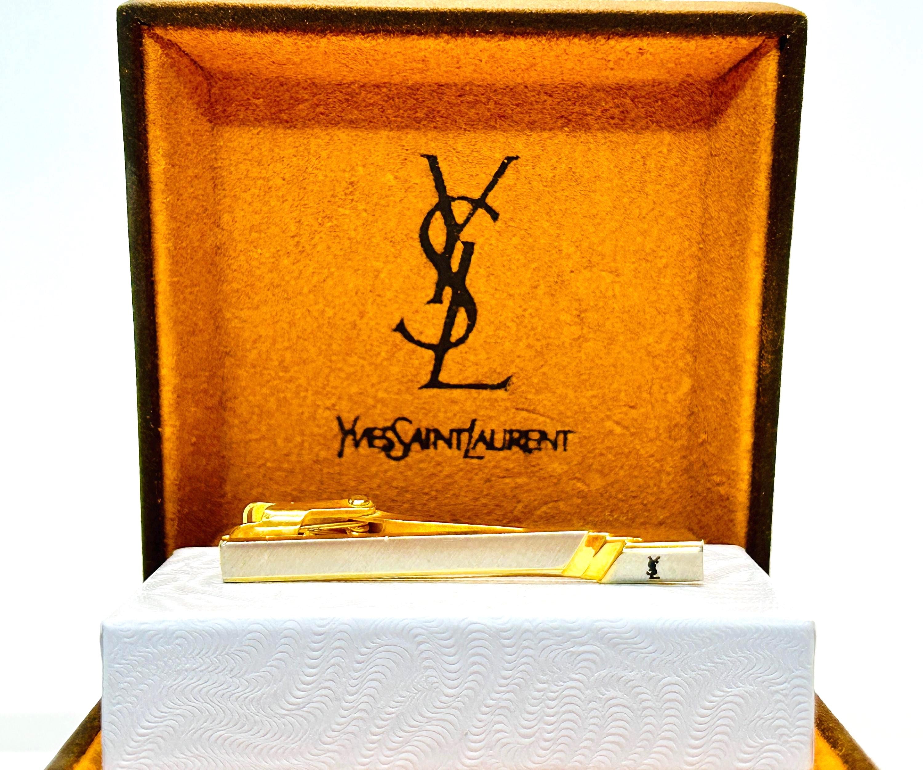 Vintage Brooch With Ysl Logo - Etsy