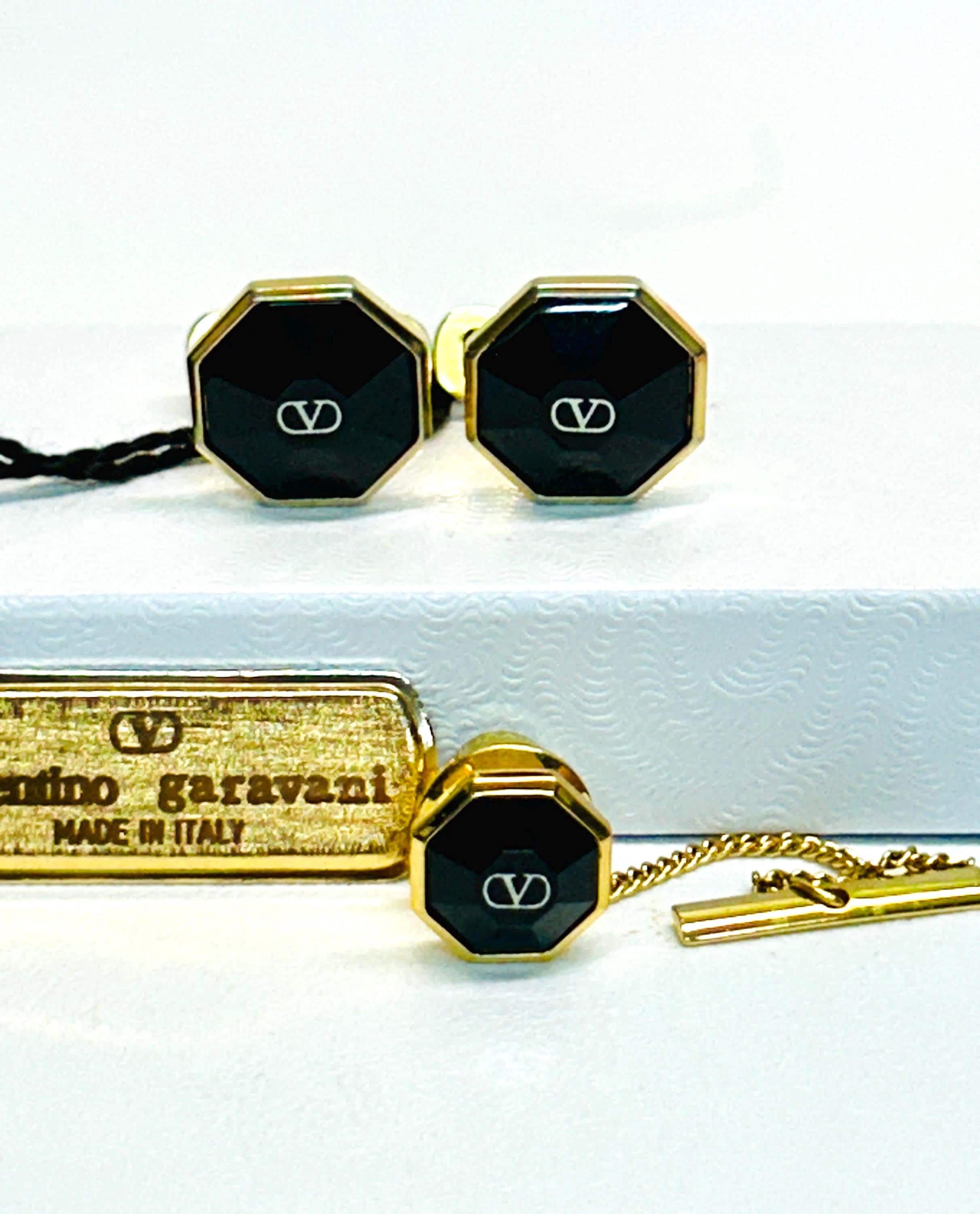 Valentino Cufflinks - Etsy