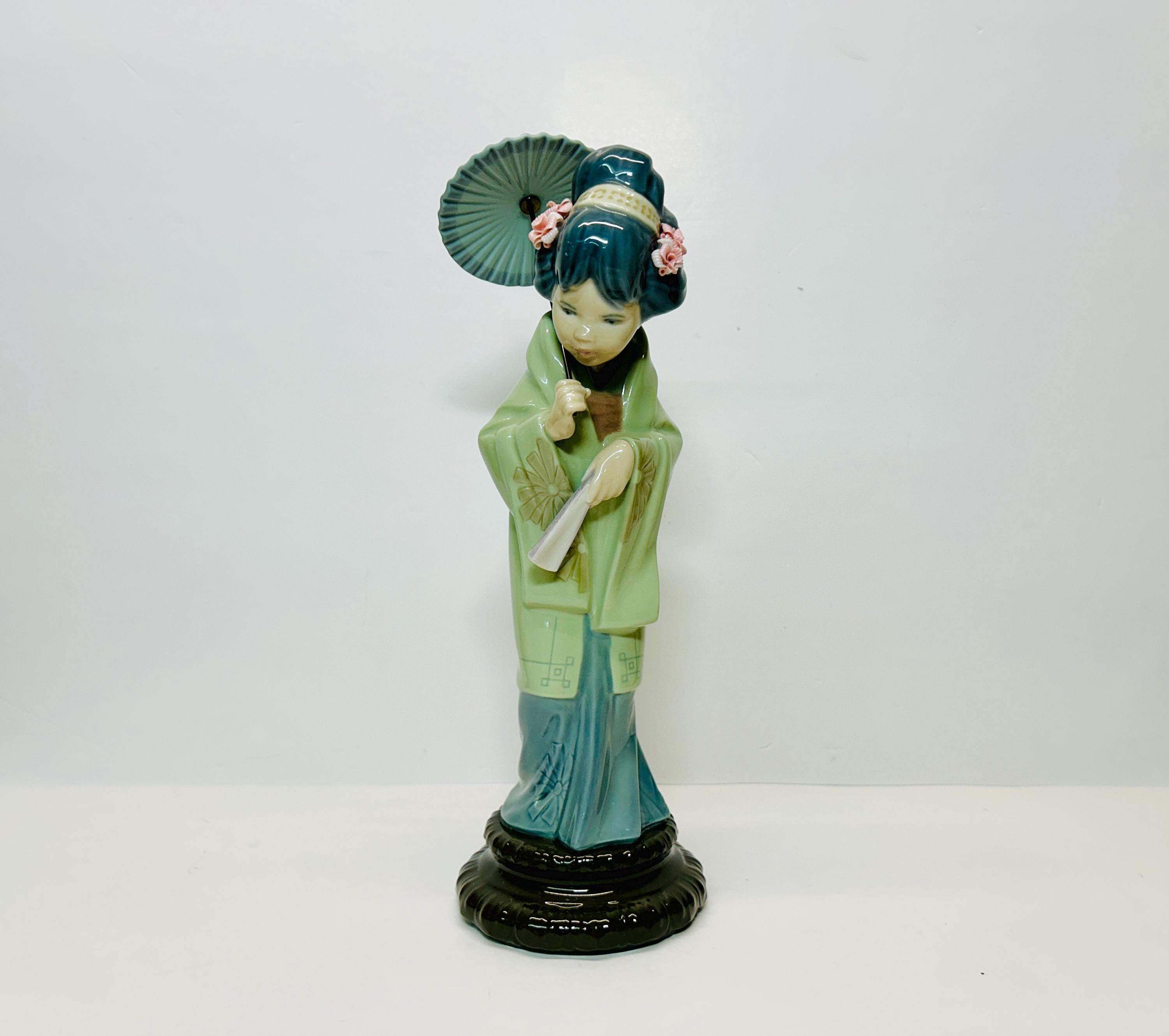 ヴィンテージ LLADRO グレス、とっても好きよ 大型フィギュリン LLADRO (リヤドロ) フィギュリン 読書する貴婦人 ヨゴレ有
