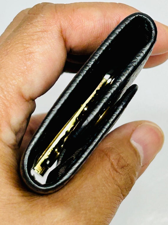 Authentic Bally Key Holder Black Leather Key Case… - image 6
