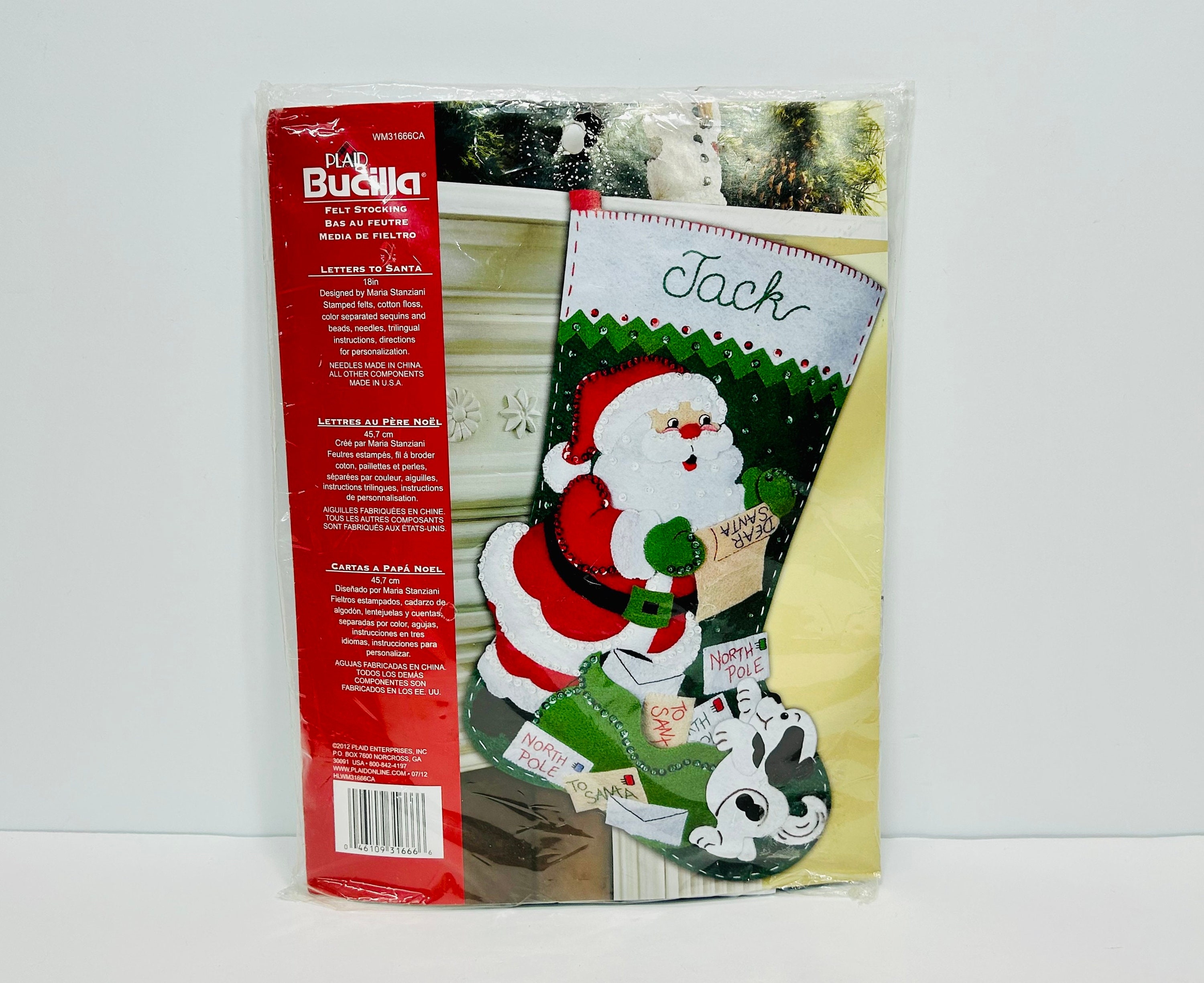 Plaid Bucilla Christmas choice felt stocking kits see pictures and  variations*