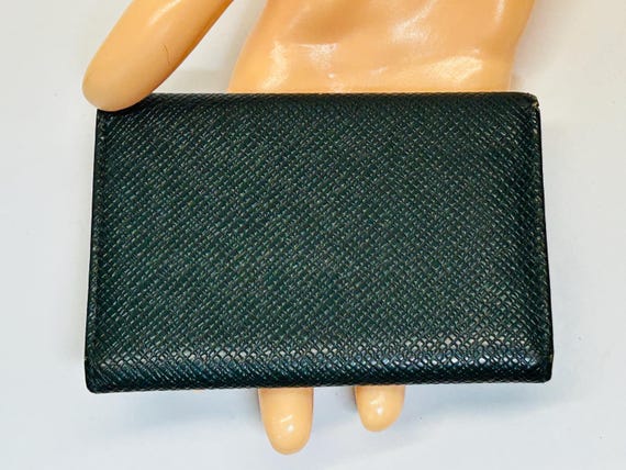 Vintage Louis Vuitton Taiga Leather Key Pouch, Green, 1995 - Etsy