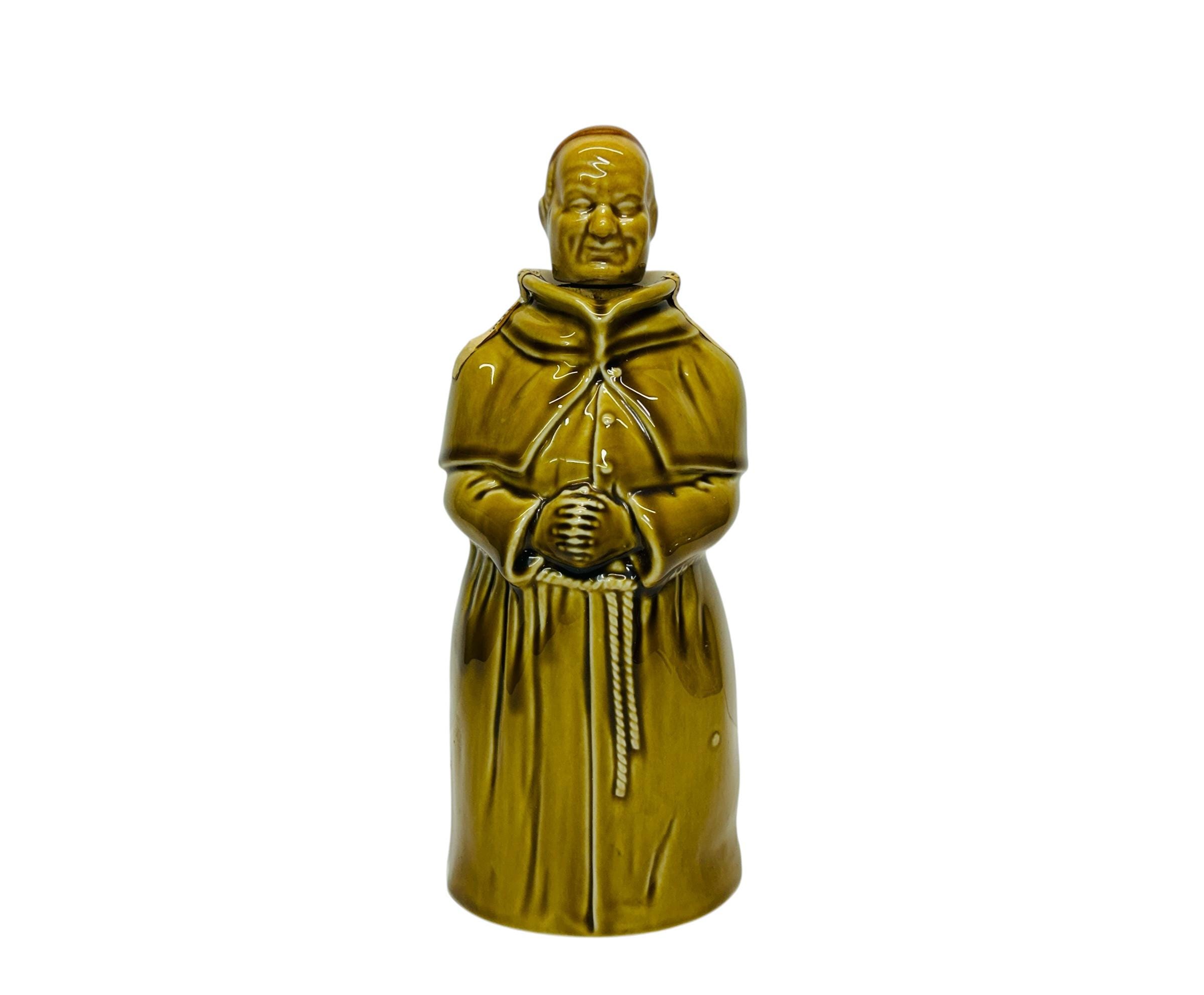 ウイスキー Abbot's Choice Figurine Vintage Abbot's Choice Scotch Whisky Monk Figurine Bottle Decanter