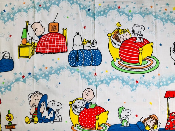 未開封の未使用】シーツ（ツイン）スヌーピー ピーナッツ 70年代