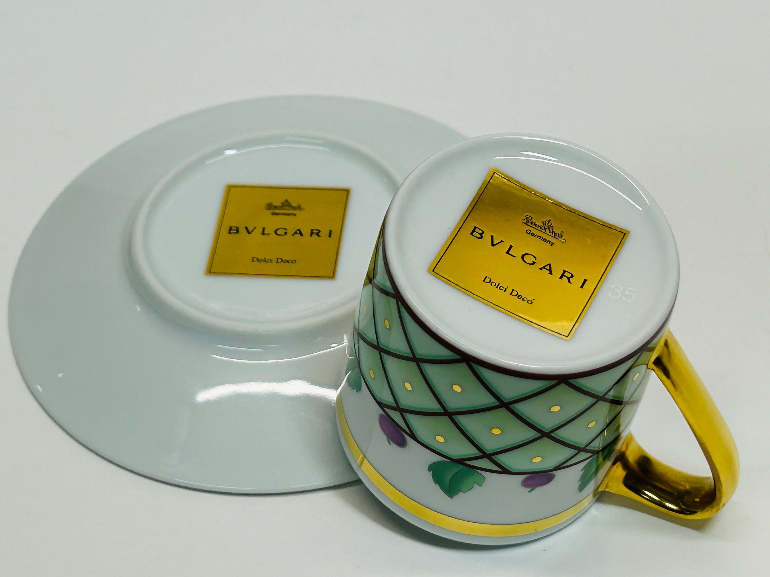 キッチン・食器 BVLGARI Rosenthal Dolci Decó カップ＆ソーサー