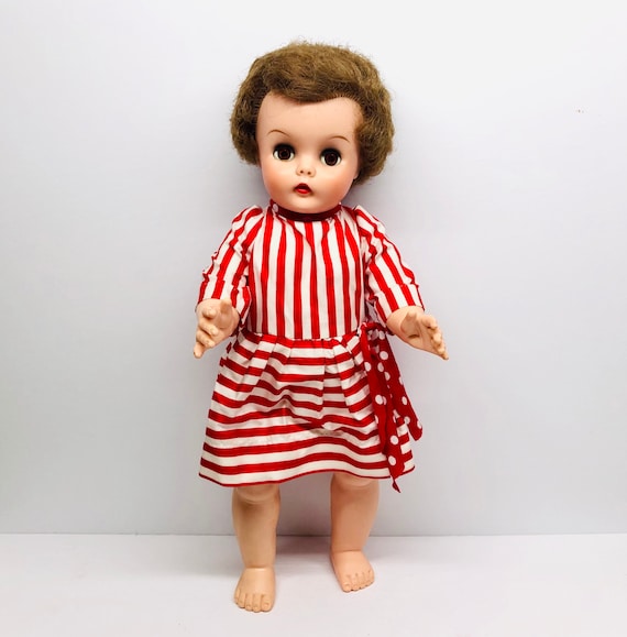 Vintage Sleepy Eyes Doll Dee an Cee D & C Doll 18 Tall Made in Canada  1938-1964 