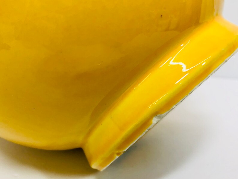 Vintage Mccoy Yellow Smiley Face Coin Bank RARE Marked USA Etsy