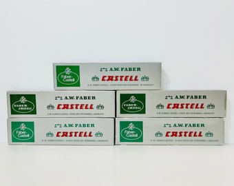 Vintage A.W. Faber-Castell 9000 Bleistifte - 12er-Set - Grad wählbar