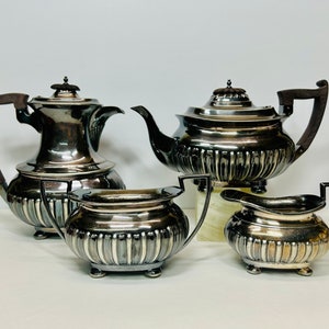 Walker Hall Silver Tea Set - Etsy