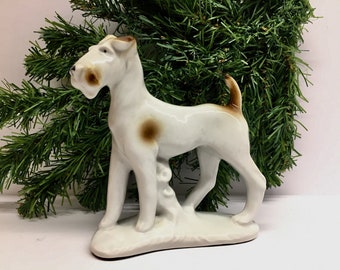 dog figurine Details about   Erdel Airedale porcelain figurine handmade 
