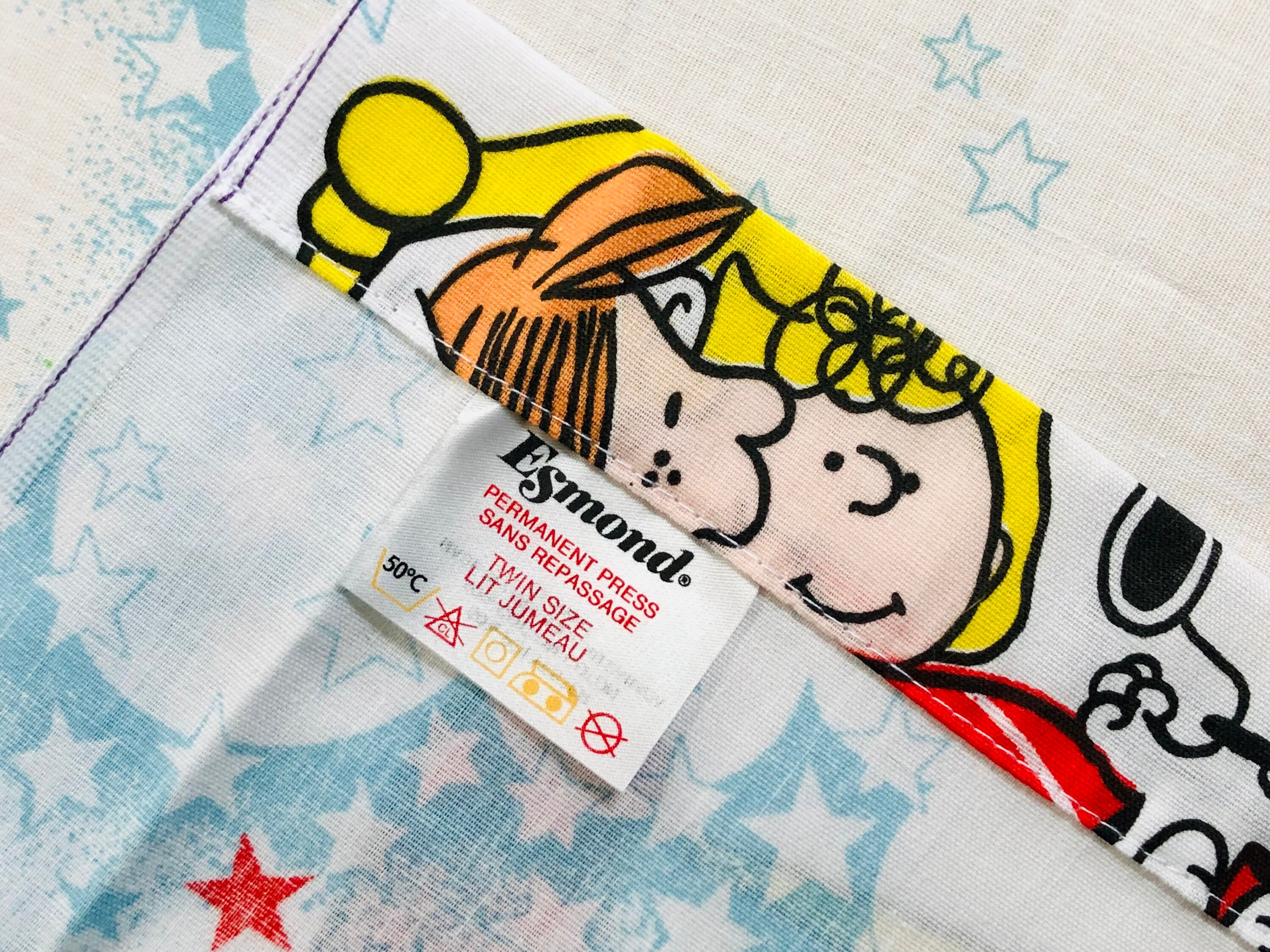 未開封の未使用】シーツ（ツイン）スヌーピー ピーナッツ 70年代