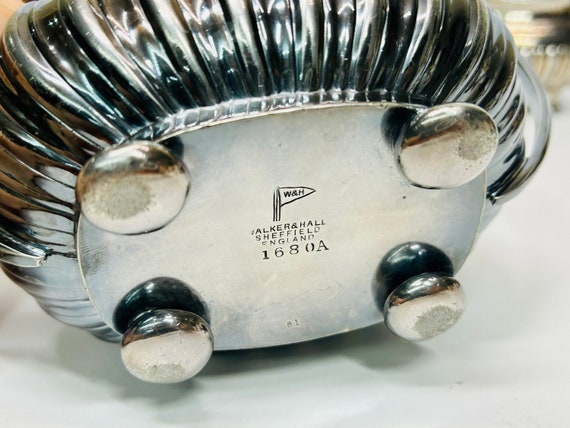 Antique Art Deco Silver Plated Tea Set: Walker and Hall, Sheffield