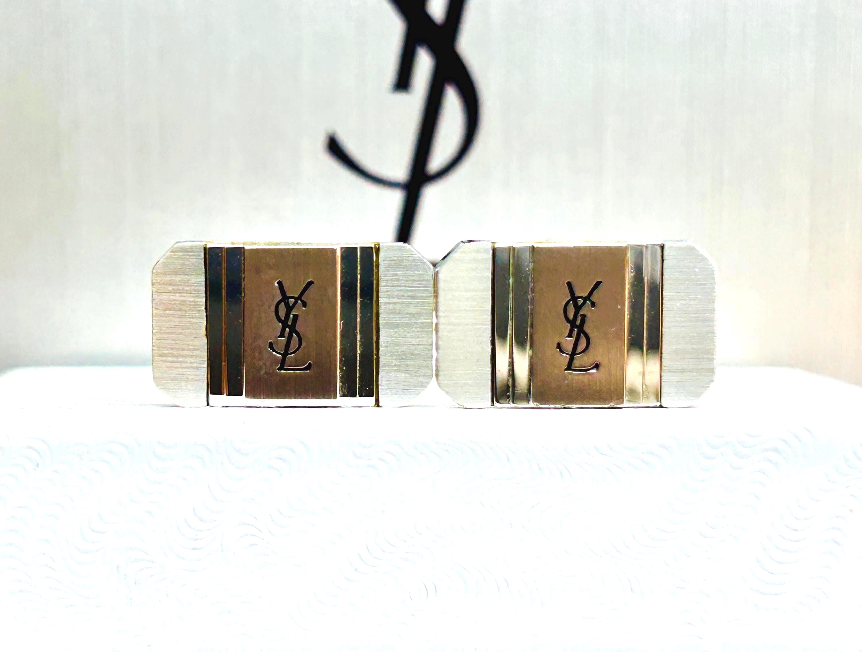 Ysl Logo Earrings - Etsy