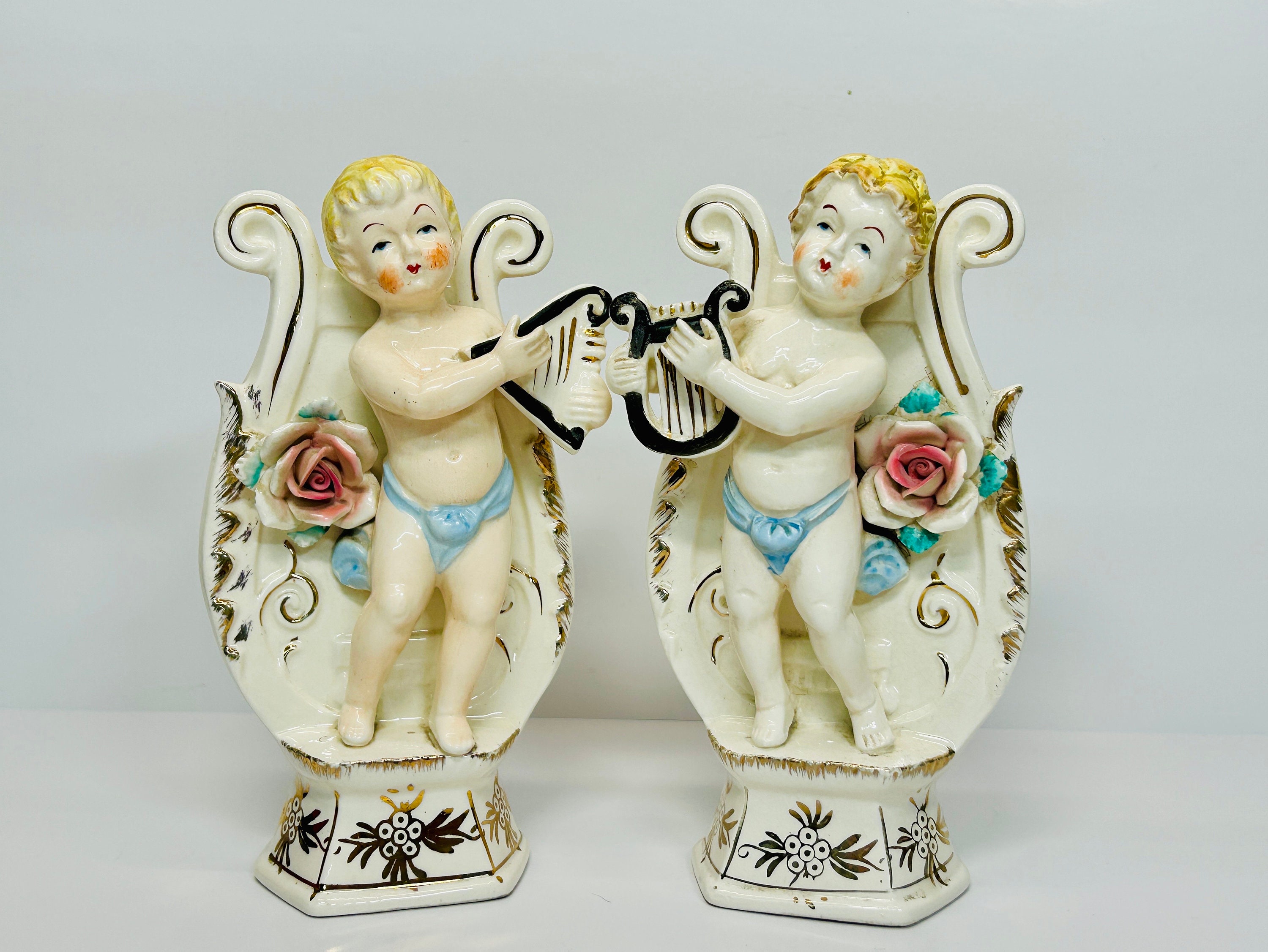Capodimonte Wall Vase - Etsy