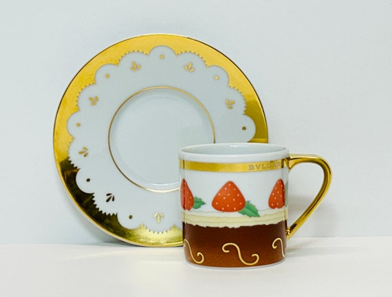 人気セール，定番 ブルガリDOLCI DECOカップ&ソーサー プレートセット