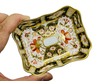 Royal Crown Derby Imar 2451 England Trinket Dish Pin Tray - Etsy