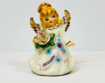 January Angel Birth Month Italian Charm