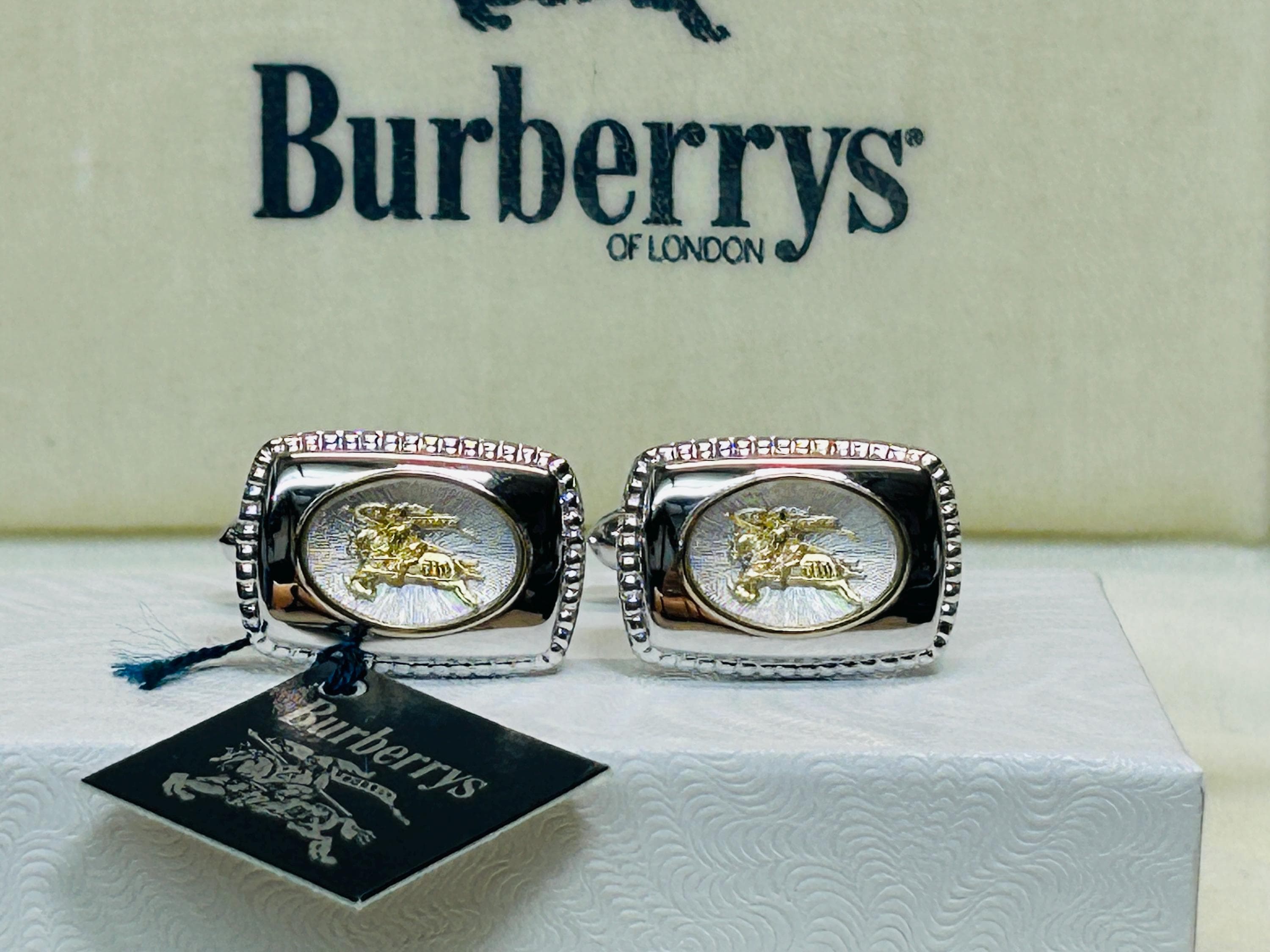 Burberry Cufflinks - Etsy Finland