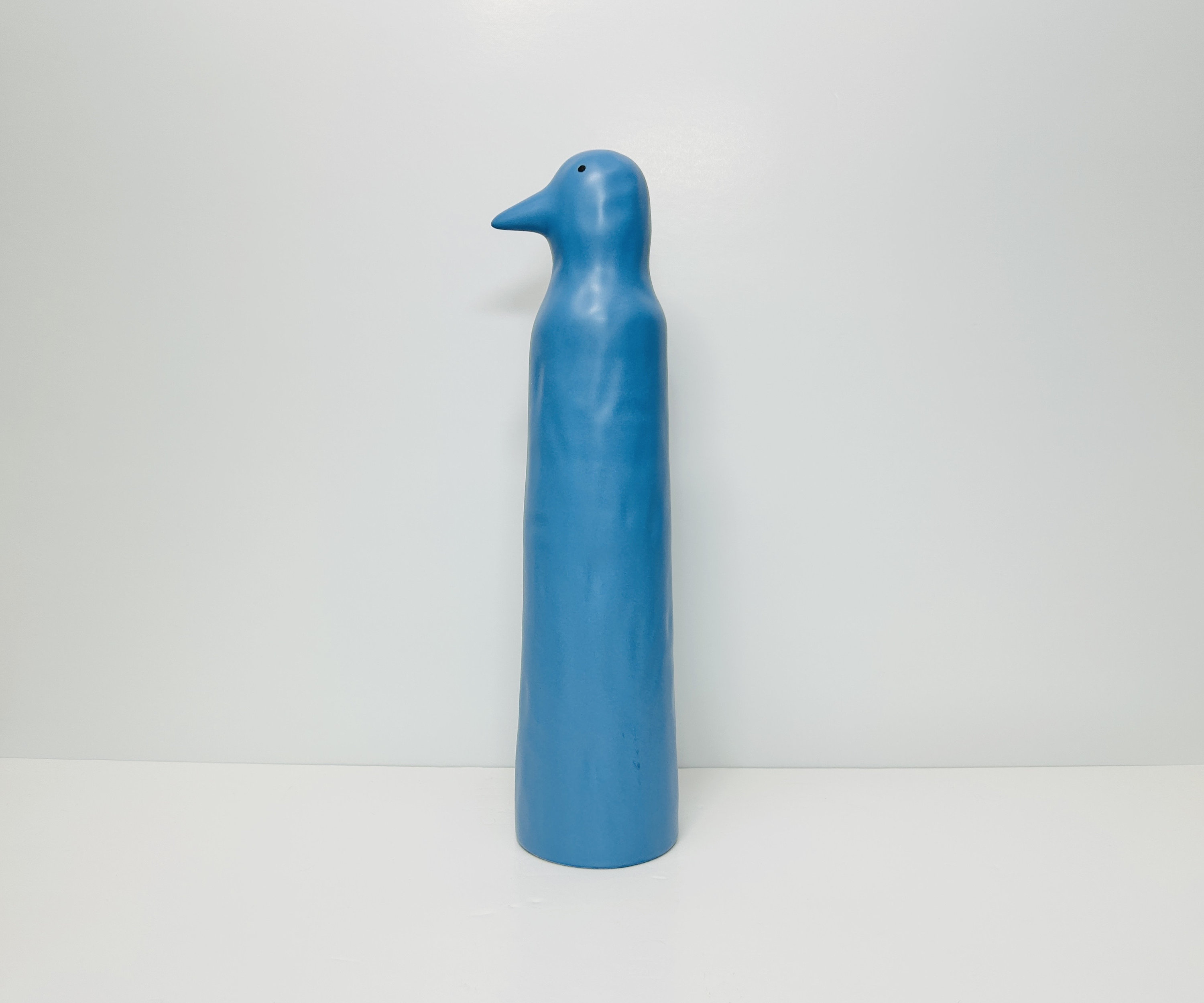 IKEA Blue Penguin Figurine: Katarina Brieditis Modernist Ceramic