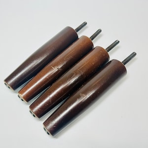 Vintage Tapered Furniture Legs Danish Modern Style 6 Inches Furniture Legs Set of 4