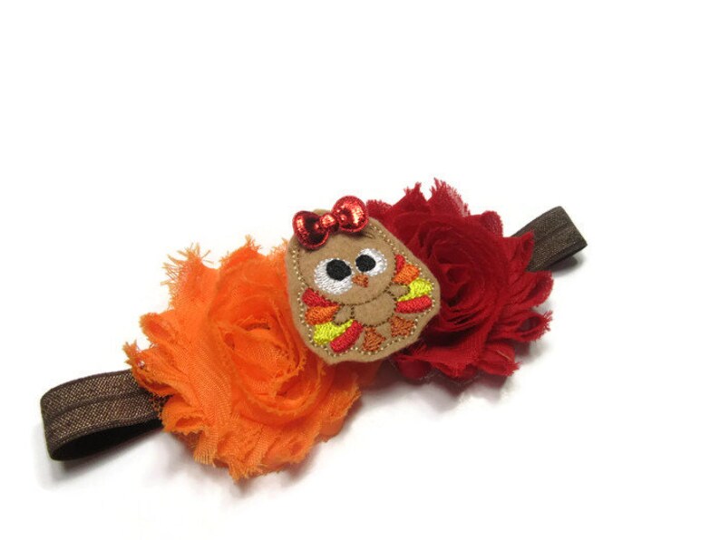 Silly Turkey Headband Thanksgiving Headband Girly Turkey Etsy