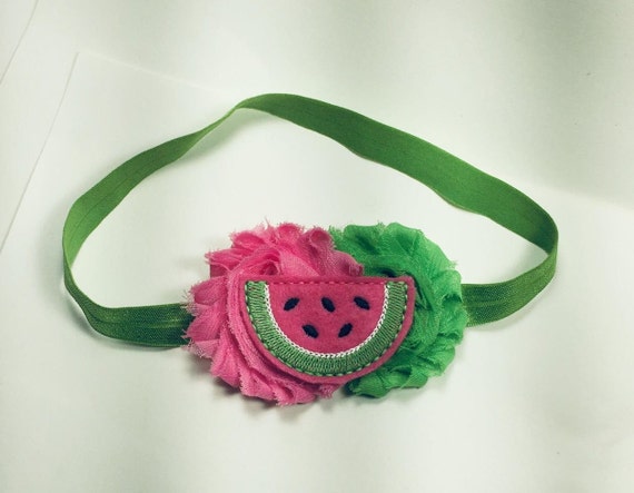 watermelon baby headband