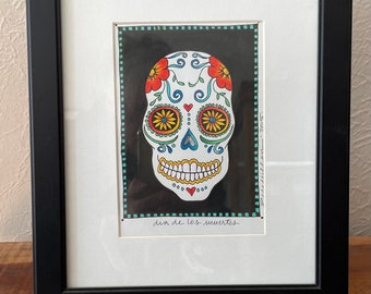 Dia de los Muertos - 8x10 solid background