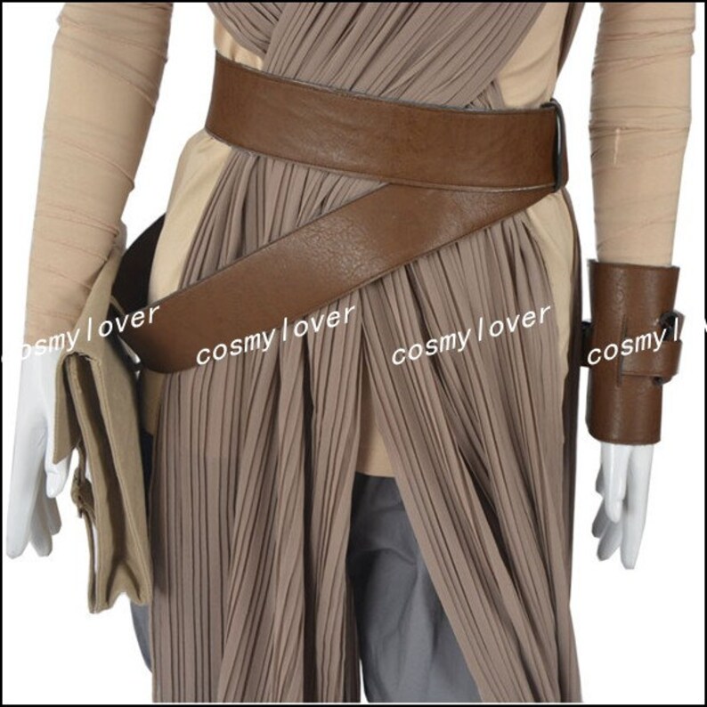 The Star War Rey Custom Made Cosplay Costume