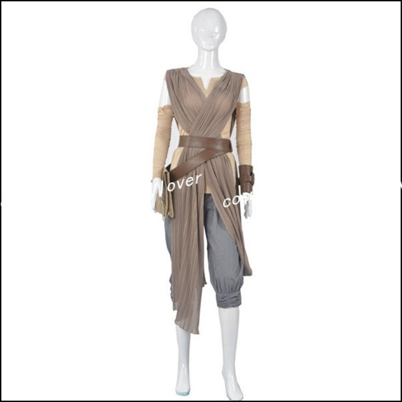 The Star War Rey Custom Made Cosplay Costume