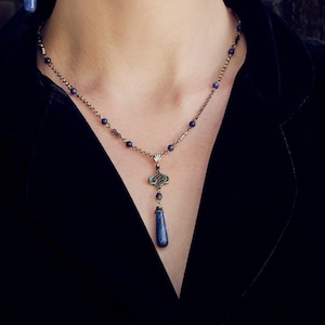 Natural Lapis Stone Necklace