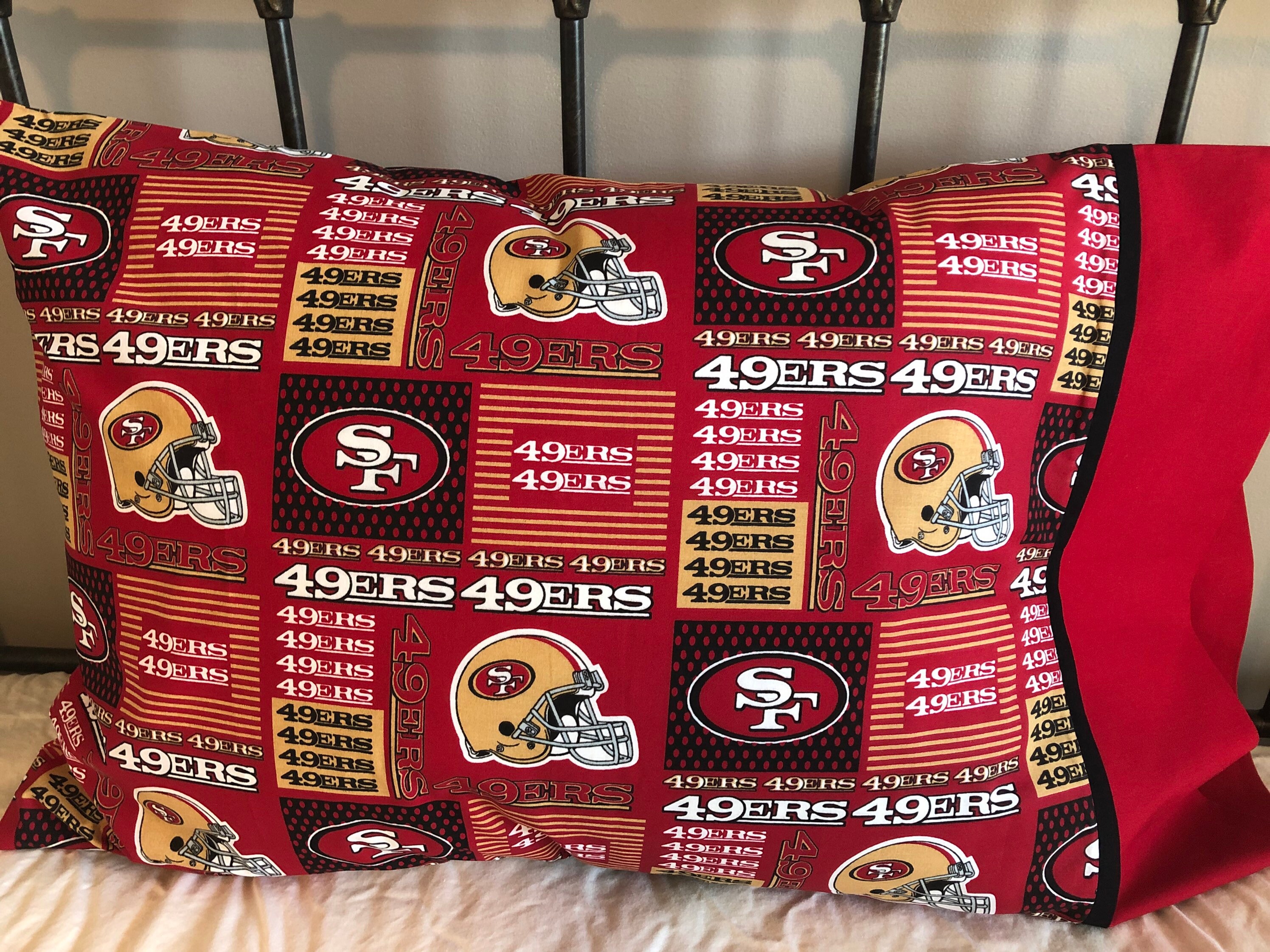 San Francisco 49ers Standard Size Pillow Case Patchwork Etsy