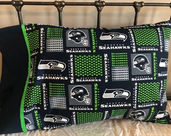 Seattle Sea Hawks Standard Size Pillow Case Patchwork