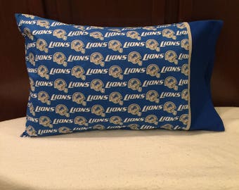 Detroit Lions Standard Size Pillow Case