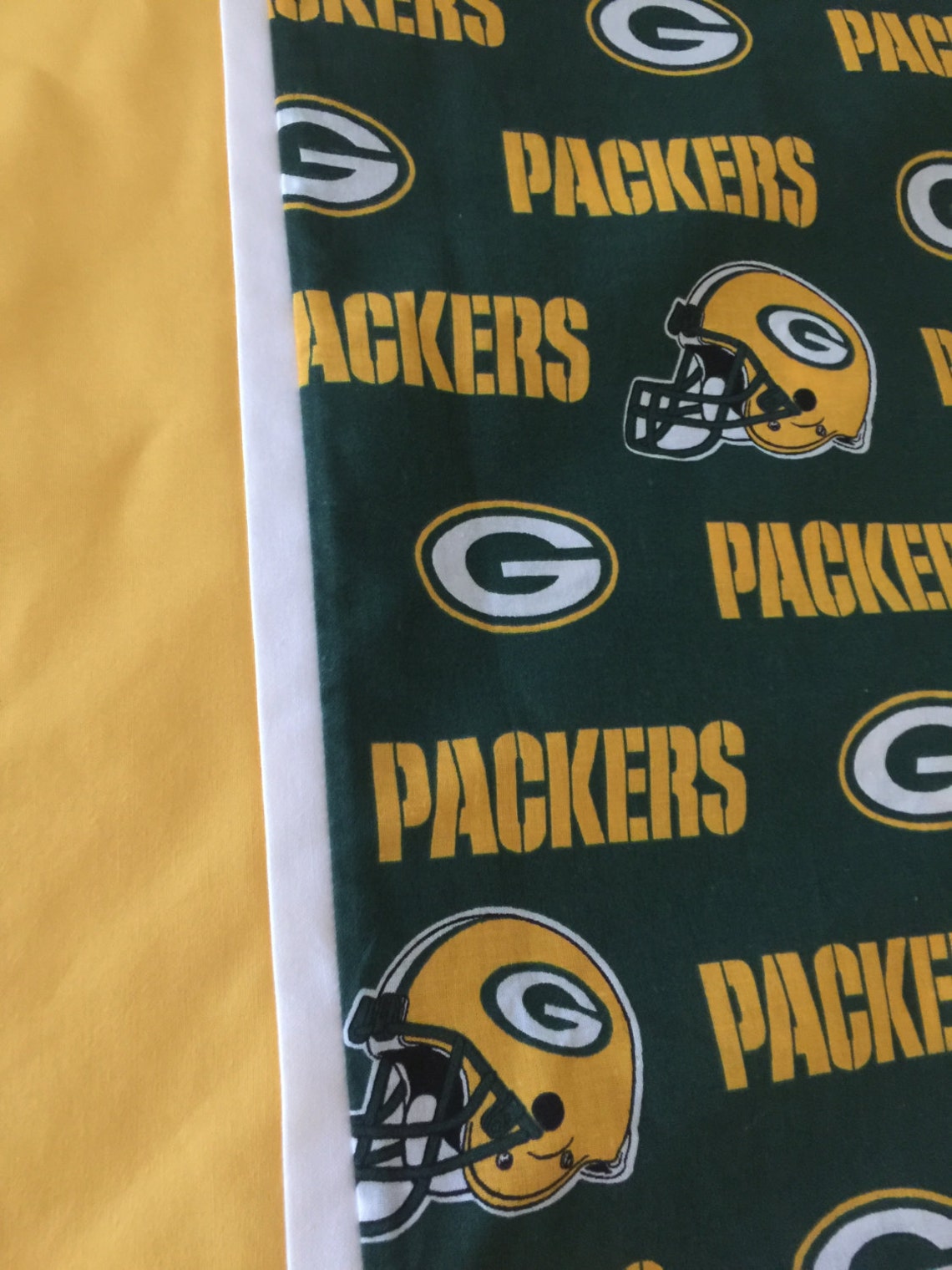 Green Bay Packers Standard Size Pillow Case Etsy