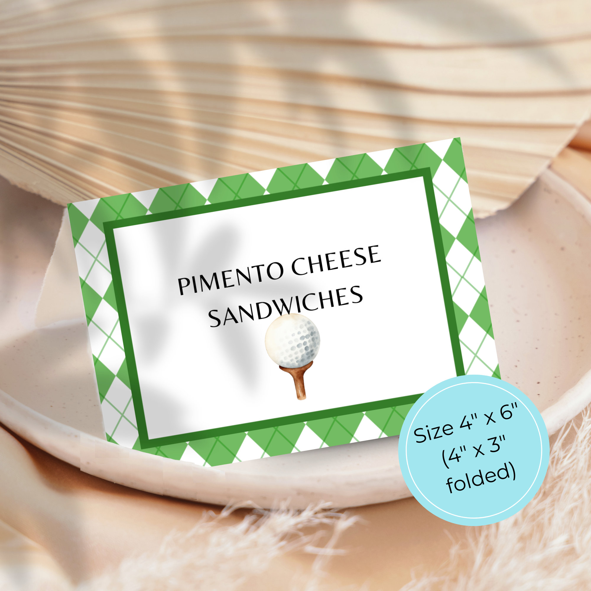 Editable Golf Masters Food Labels Template, Masters Viewing Party ...