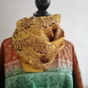 Indian silk scarf