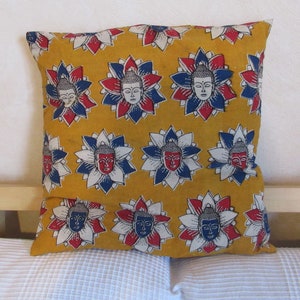 Indian fabric cushion cover