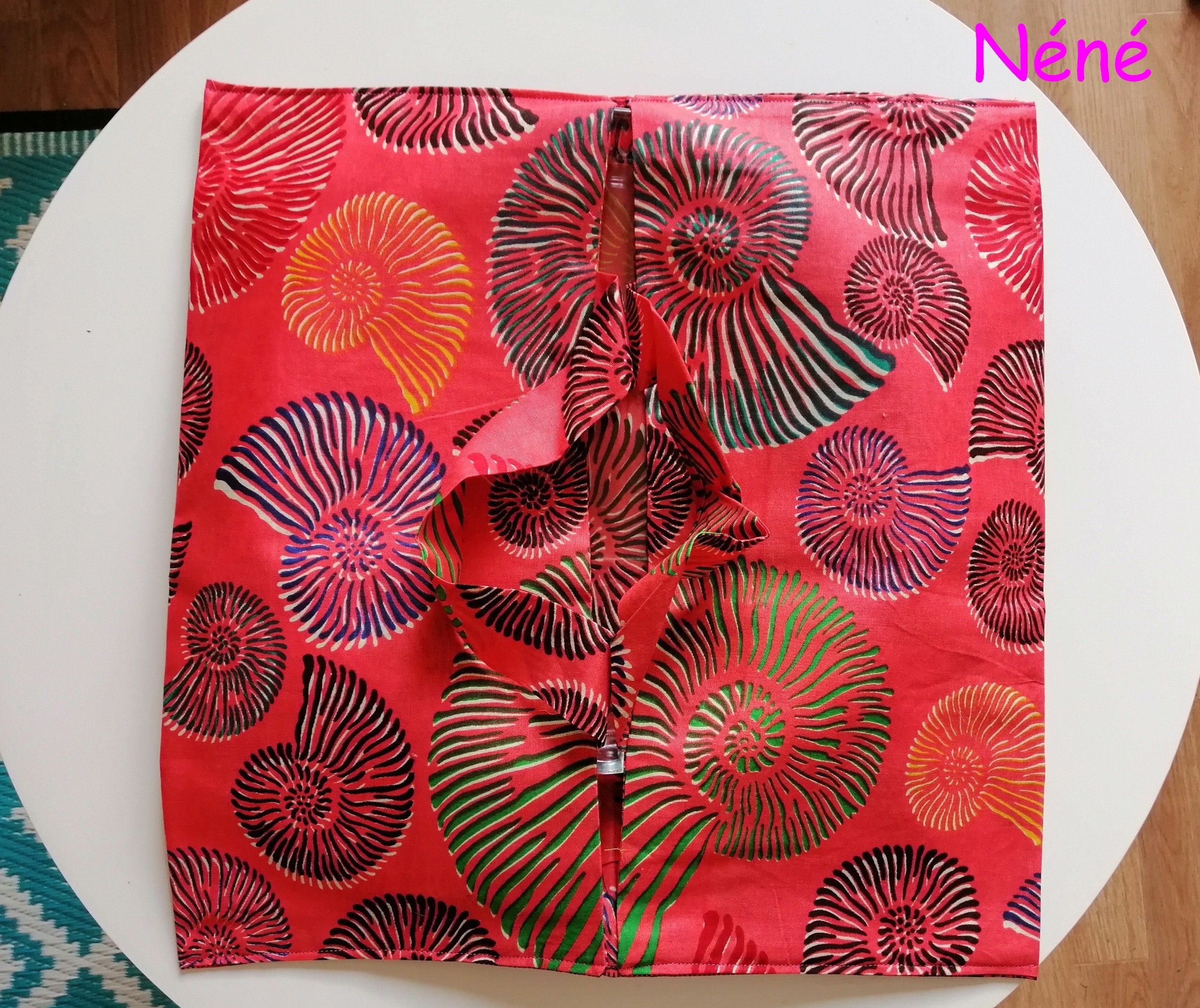 Sac à Tarte en Tissu Africain