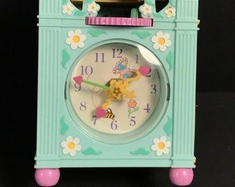 Vintage Bluebird Polly Pocket Clock Works 1990s nostalgic toy