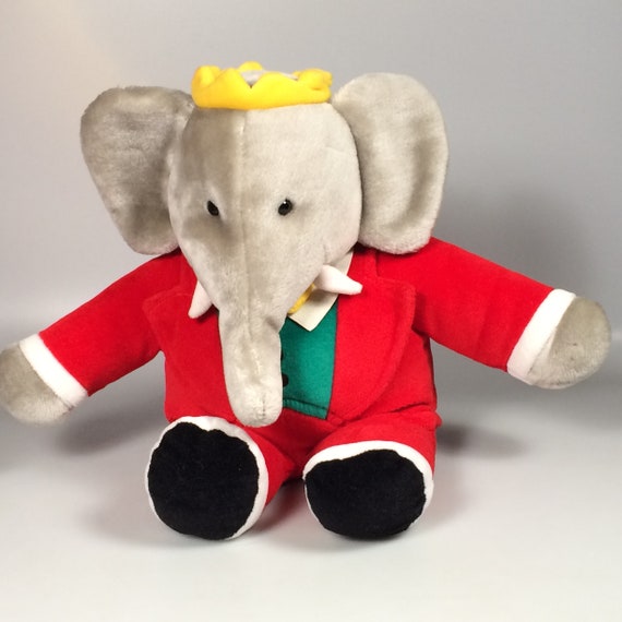 babar the elephant stuffed animal