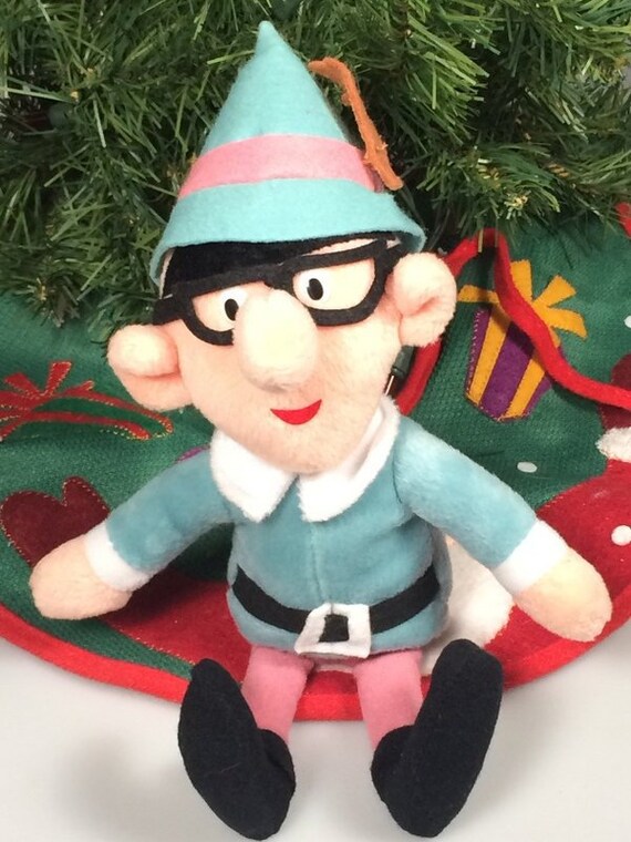 Rudolph The Red Nosed Reindeer Hank The Elf With Glasses Santas Workshop Tall Elf Stuffed Animal Cvs Stuffins Christmas Ornament