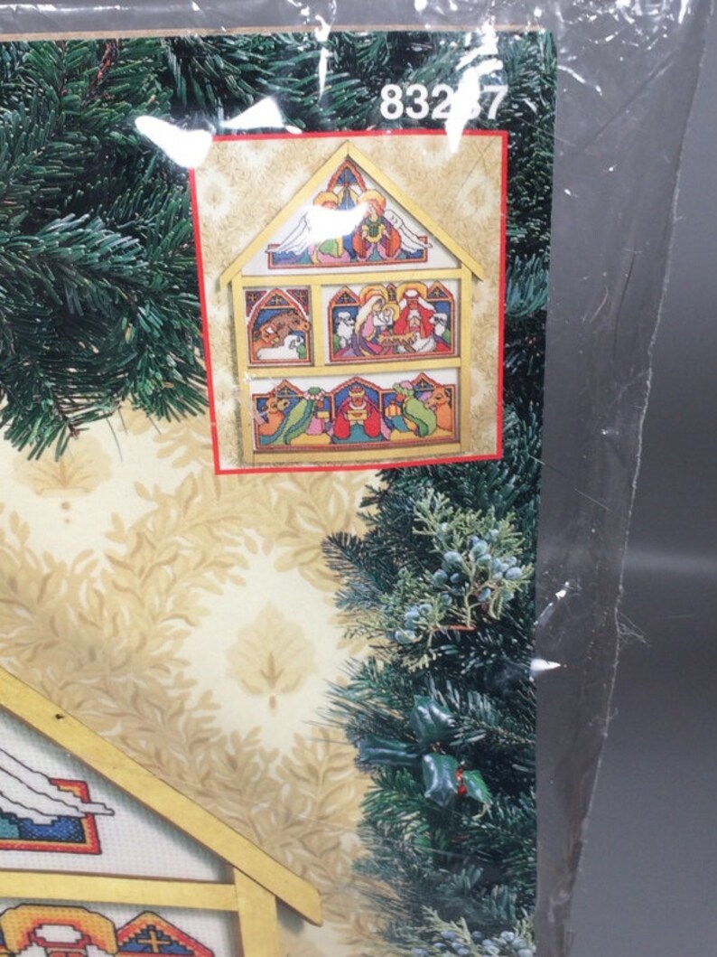 Bucilla Counted Cross Stitch Kit Christmas Nativity Kit. DIY Etsy